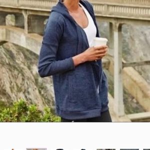 Athletic Open Front Waterfall Oversized Jacket